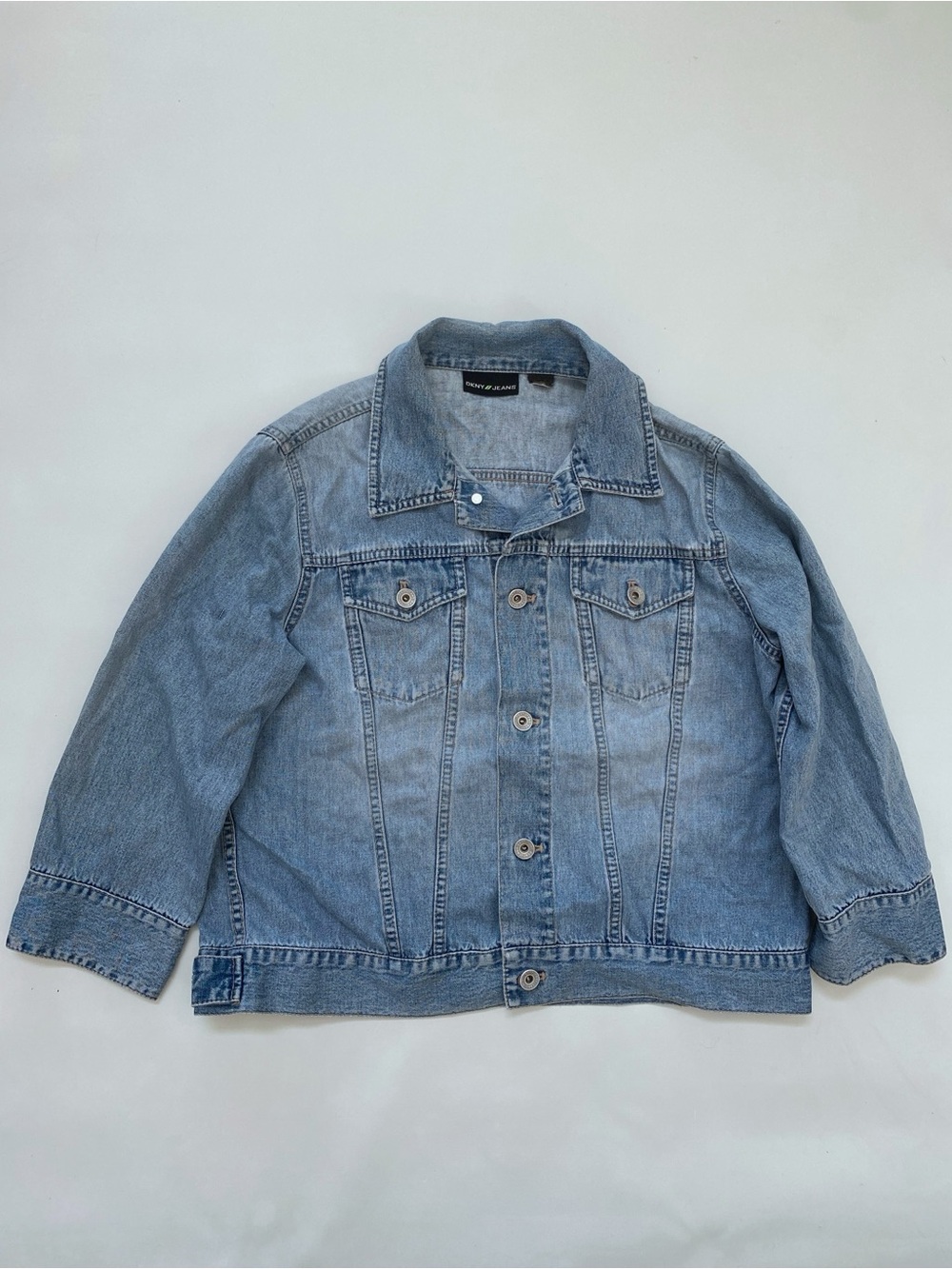 Dkny Jean Blue Denim Jacket, size large
